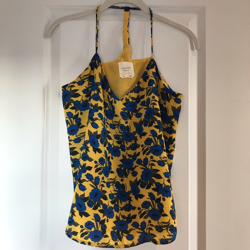 Harper Heritage Yellow Floral Tank - Size S